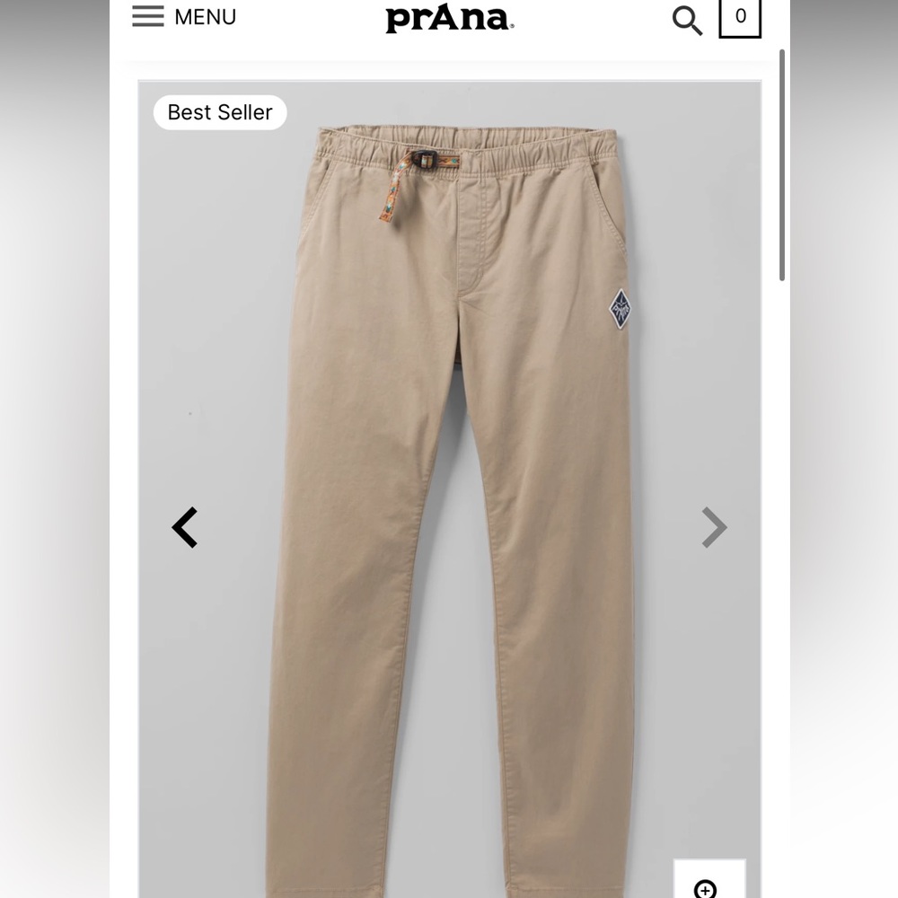 Prana Mojave Pants - Sandbar NWT